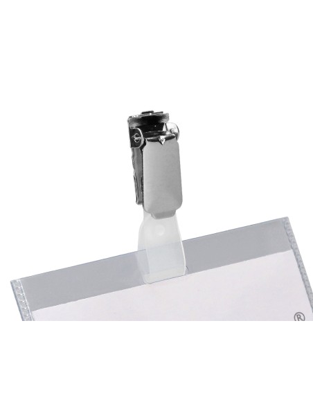 Identificador con pinza q-connect kf01562 60x90 mm cerrada