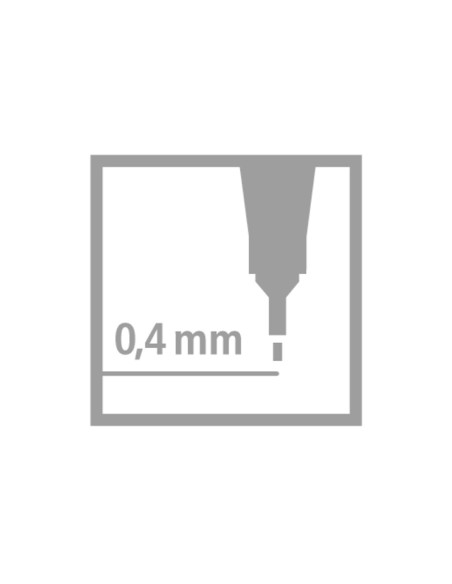 Rotulador stabilo punta de fib ra point 88 azul turquesa punta fina 0,4mm