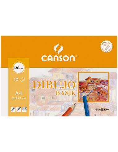 Papel dibujo basik din a3+ 32,5x46 cm sin...