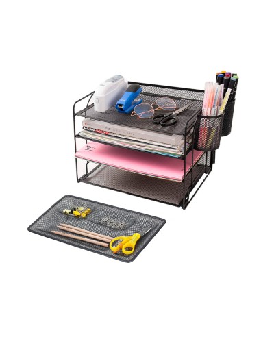 Organizador sobremesa bandeja metalica...