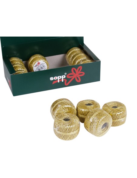 Cordoncillo oro ovillo de 20 m