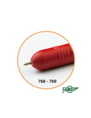 Punzon faibo plastico con punta de acero...