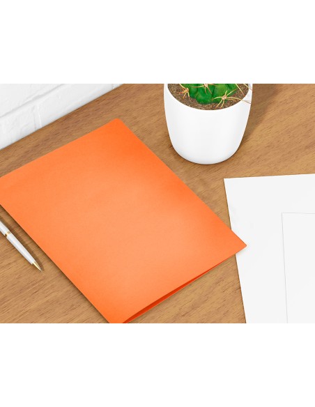 Subcarpeta liderpapel a4 naranja intenso 180g/m2