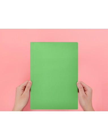 Subcarpeta liderpapel folio verde intenso 180g/m2