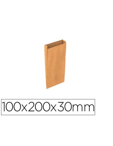 Sobre papel basika kraft natural liso con...