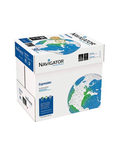 Papel fotocopiadora navigator din a4 90 gramos paquete de 500 hojas
