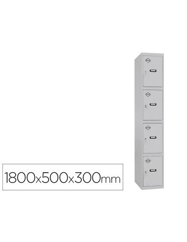 Taquilla metalica simonrack 4 puertas con...