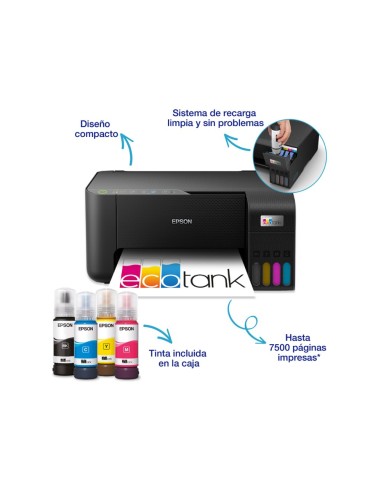 Equipo multifuncion epson ecotank et-2860 tinta...