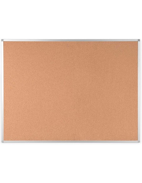 Pizarra corcho q-connect 120x90 cm marco aluminio