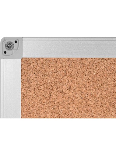 Pizarra corcho q-connect 60x45 cm marco aluminio