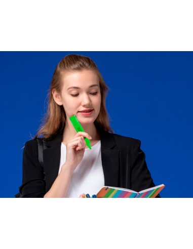 Rotulador q-connect fluorescente verde punta...