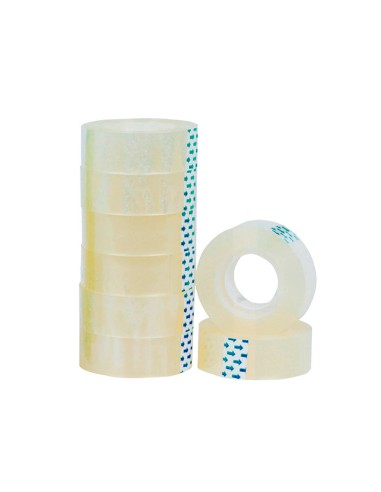 Cinta adhesiva q-connect transparente 33 m x 19 mm