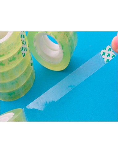 Cinta adhesiva q-connect transparente 33 m x 19 mm