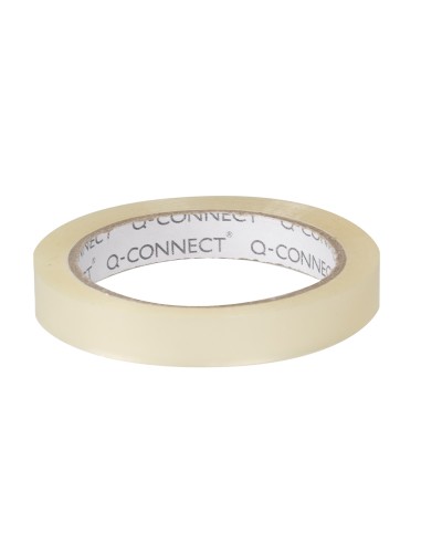 Cinta adhesiva q-connect transparente 66 m x 12 mm