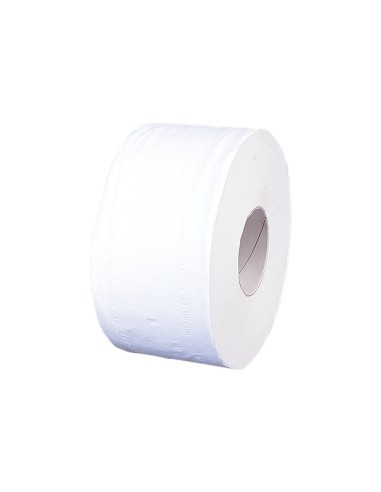 Papel higienico jumbo 2 capas celulosa pura...