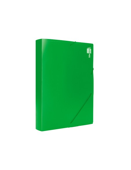 Carpeta liderpapel portadocumentos 36903 polipropileno dina4 verde lomo 50 mm