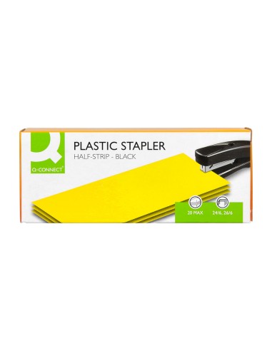 Grapadora q-connect kf01056 plastico abs negra...