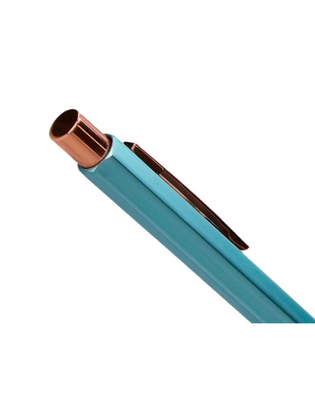Boligrafo belius brela cuerpo hexagonal con clip colores pasteles caja de regalo con 3 boligrafos