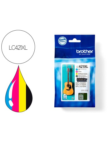 Ink-jet brother lc421xlval dcp-j1050dw /...
