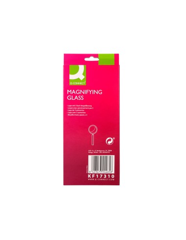 Lupa q-connect cristal aro metalico mango...