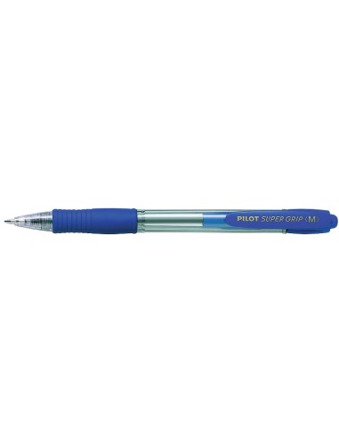 Boligrafo pilot super grip azul retractil...