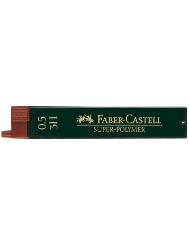 Minas faber grafito 9065 0,5 mm 3h estuche de...