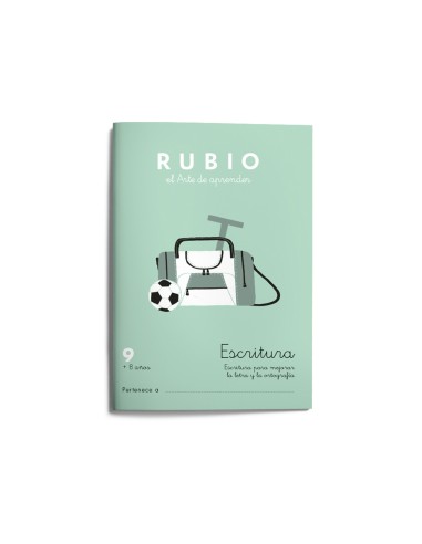 Cuaderno rubio caligrafia nº 9