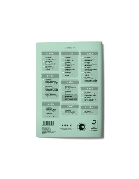 Cuaderno rubio caligrafia nº 7