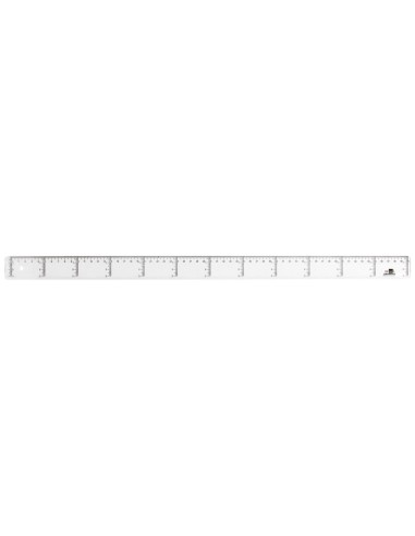 Regla liderpapel plastico cristal 60 cm