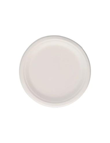 Plato fibra caña azucar bunzl biodegradable 22...