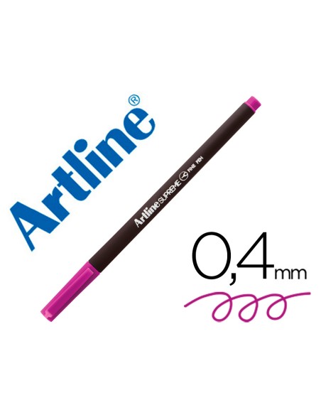 Rotulador artline supreme epfs200 fine liner punta de fibra magenta 0,4 mm