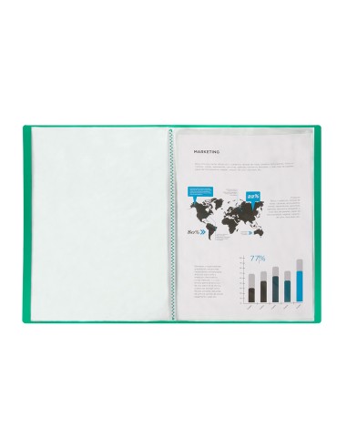 Carpeta liderpapel escaparate 60 fundas...