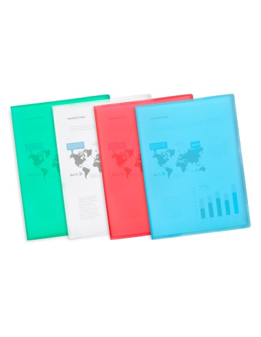 Carpeta liderpapel escaparate 60 fundas...