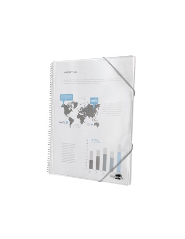 Carpeta liderpapel escaparate con espiral 20...