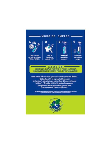 Limpiador multiusos concentralia pro bioalcohol...