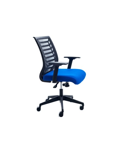Silla rocada de oficina con brazos respaldo en...