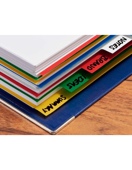 Separador liderpapel plastico juego de 6 separadores folio 16 taladros