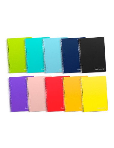 Cuaderno espiral liderpapel a4 micro witty tapa...