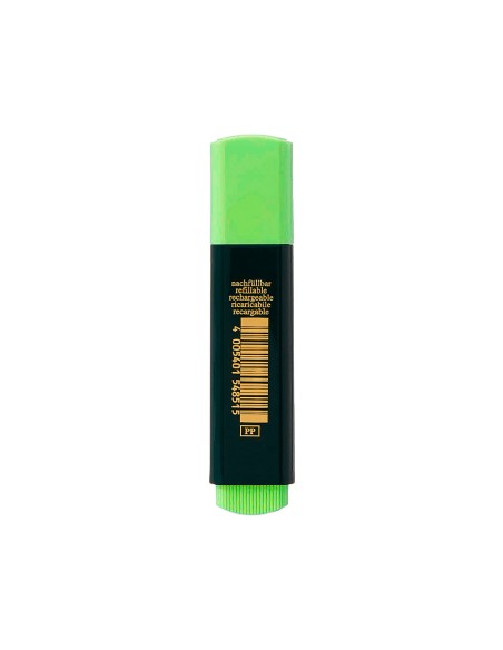 Rotulador faber castell fluorescente textliner 48 verde