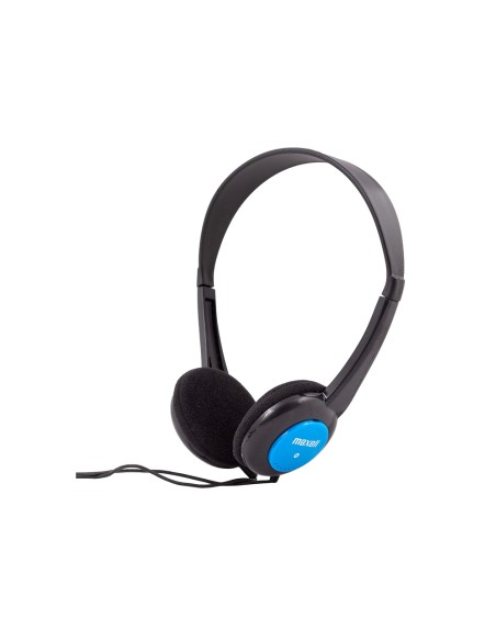 Auriculares maxell infantil diadema jack 3,5 mm longitud cabel 1,2 m color azul