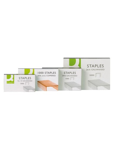 Grapas q-connect nº10 galvanizadas caja de 1000...