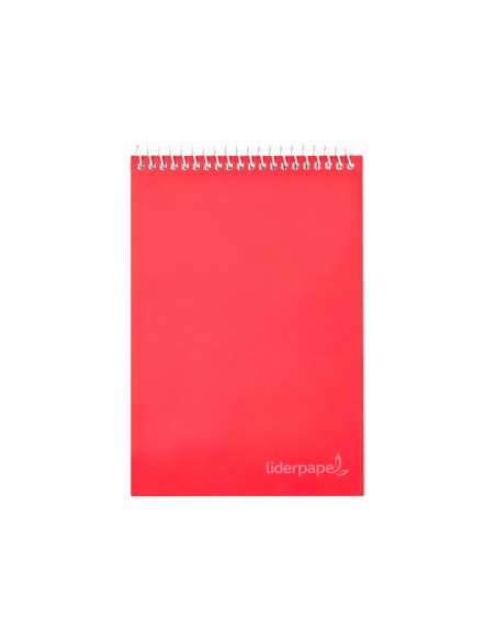 Cuaderno espiral liderpapel bolsillo dieciseiavo apaisado witty tapa dura dura 80h 60gr cuadro 4 mm colores surtidos
