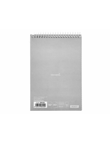 Cuaderno espiral liderpapel bolsillo...
