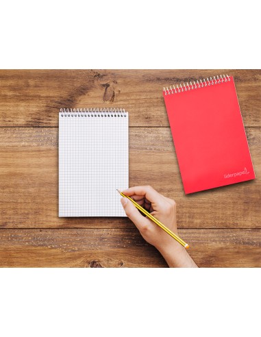 Cuaderno espiral liderpapel bolsillo octavo...