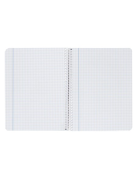 Cuaderno espiral liderpapel cuarto witty tapa dura 80h 75gr cuadro 5mm con margen colores surtidos