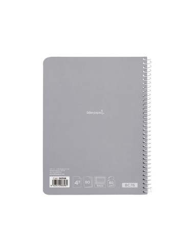 Cuaderno espiral liderpapel cuarto smart tapa...