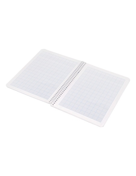 Cuaderno espiral liderpapel cuarto smart tapa blanda 80h 60gr rayado nº46 colores surtidos