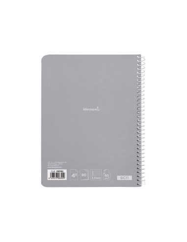 Cuaderno espiral liderpapel cuarto smart tapa...