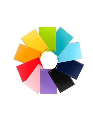 Cuaderno espiral liderpapel folio smart tapa...