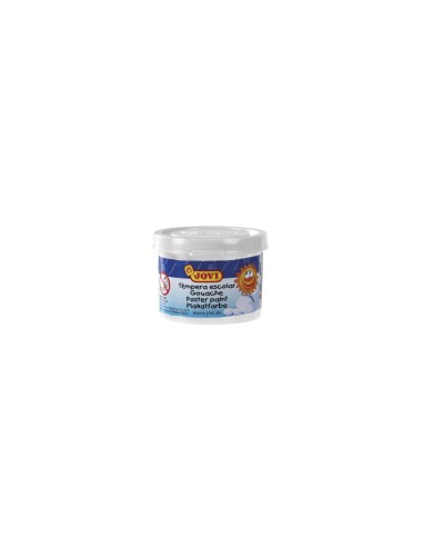 Tempera escolar jovi 35 ml color blanco